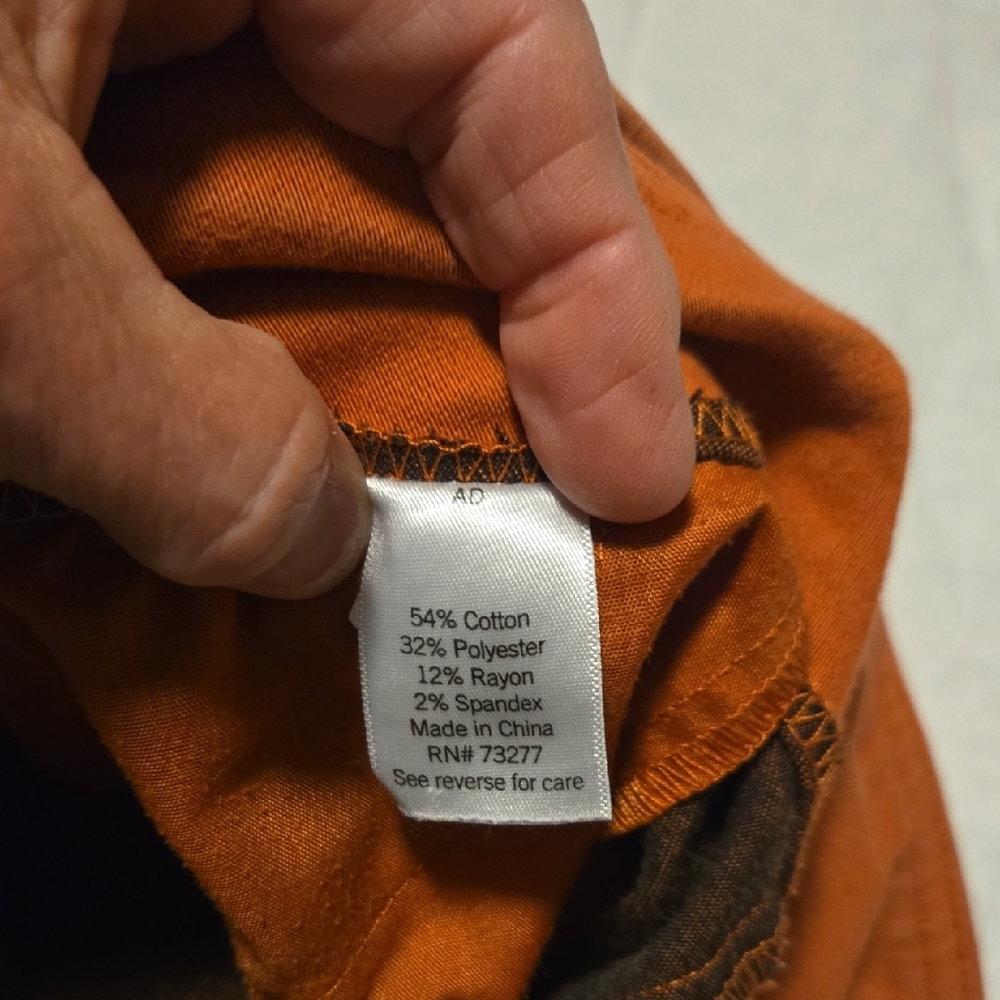 croft & barrow burnt orange capri leggings - Picture 12 of 12